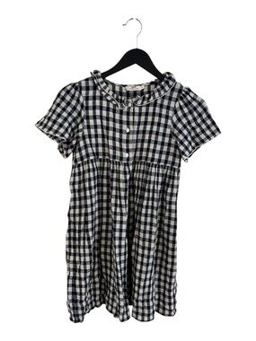 Cyrillus black and White Gingham Short Sleeve Dress